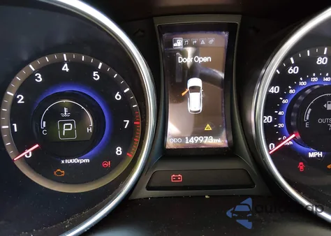 2013 Hyundai Santa Fe Sport 2.0T from USA, damaged, VIN 5XYZW3LA1DG011276